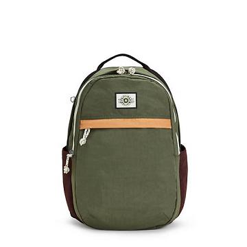 Valley Moss Kipling Xavi 15" Backpack Laptop Bags | SG 1540KO